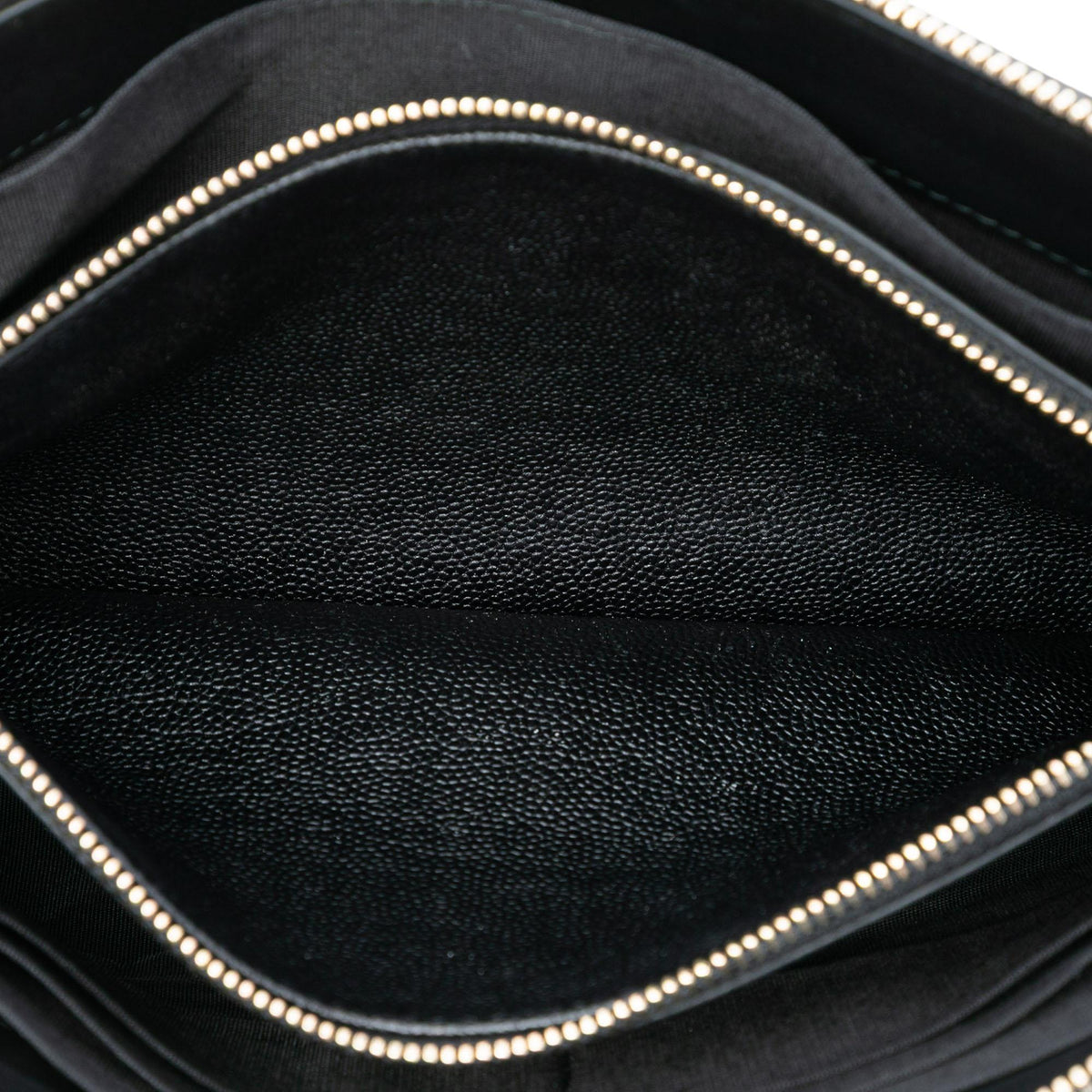 Chanel Quilted Caviar Boy O Case Zip Clutch