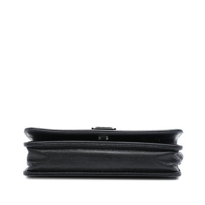 Chanel Quilted Caviar Boy Wallet on Chain