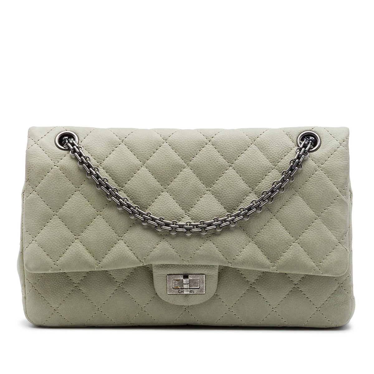 Chanel Quilted Caviar Reissue 2.55 Double Flap 226