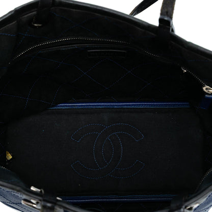 Chanel Quilted Caviar Shopping Fever Tote