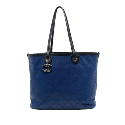 Chanel Quilted Caviar Shopping Fever Tote