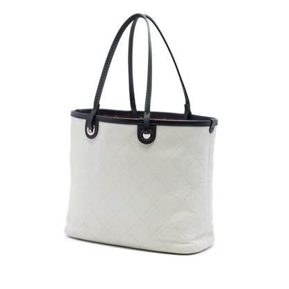 Chanel Quilted Caviar Shopping Fever Tote
