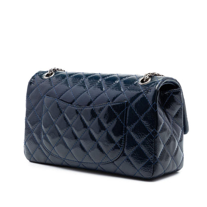 Chanel Quilted Crinkled Patent Reissue 2.55 Double Flap 226