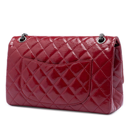 Chanel Quilted Crinkled Patent Reissue 2.55 Double Flap 226