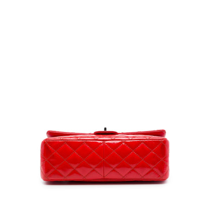 Chanel Quilted Crinkled Patent Reissue 2.55 Double Flap 226