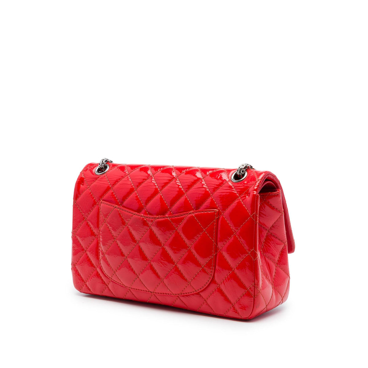 Chanel Quilted Crinkled Patent Reissue 2.55 Double Flap 226