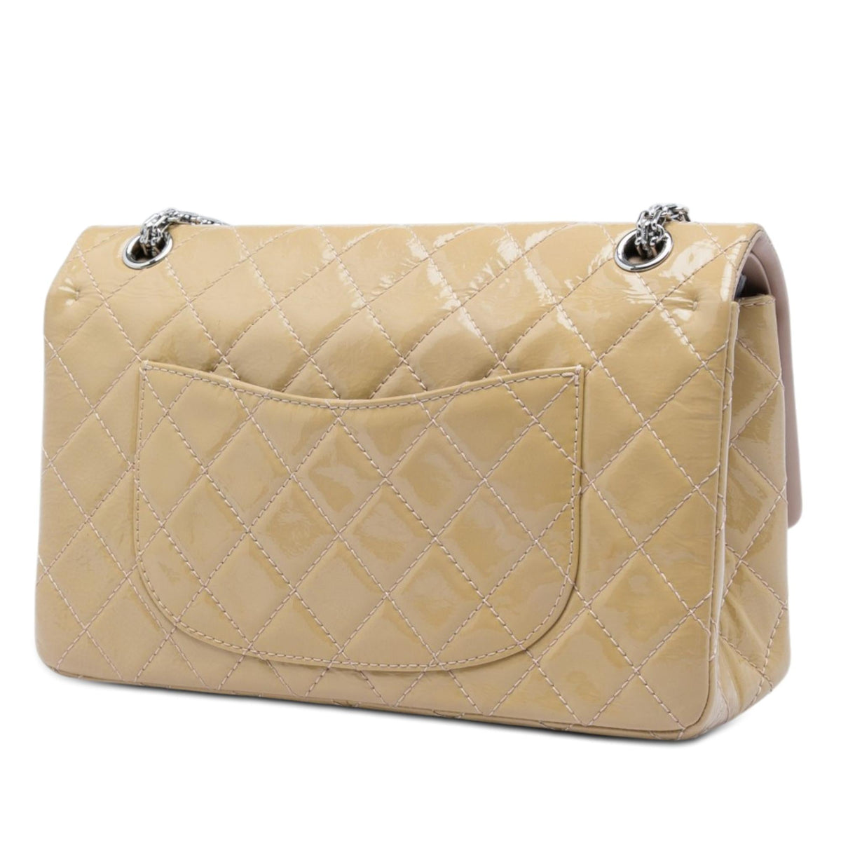 Chanel Quilted Crinkled Patent Reissue 2.55 Double Flap 226