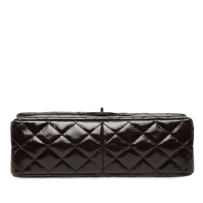 Chanel Quilted Crinkled Patent Reissue 2.55 Double Flap 226