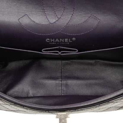 Chanel Quilted Crinkled Patent Reissue 2.55 Double Flap 226