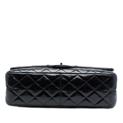 Chanel Quilted Crinkled Patent Reissue 2.55 Double Flap 227