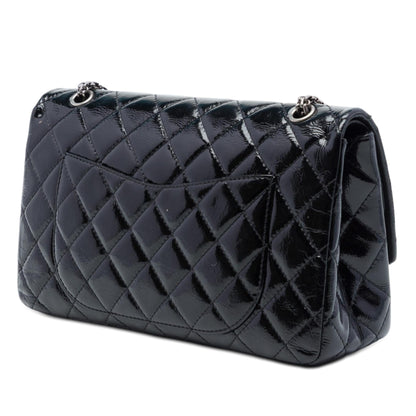 Chanel Quilted Crinkled Patent Reissue 2.55 Double Flap 227