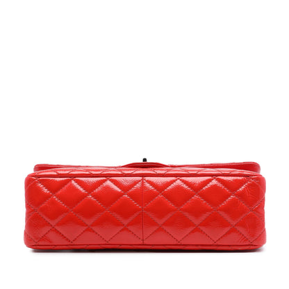 Chanel Quilted Crinkled Patent Reissue 2.55 Double Flap 227