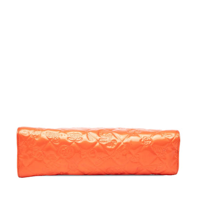 Chanel Quilted Embossed Patent Lucky Symbols Pochette