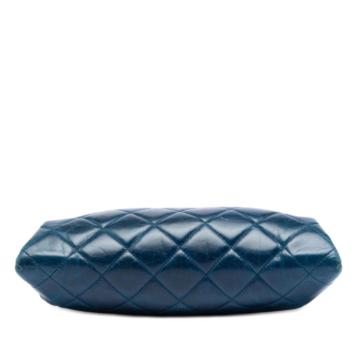 Chanel Quilted Glazed Calfskin Coco Pleats Chain Clutch