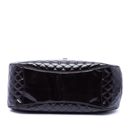 Chanel Quilted Glazed Calfskin Mademoiselle Lock Kelly Flap
