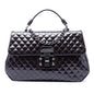 Chanel Quilted Glazed Calfskin Mademoiselle Lock Kelly Flap