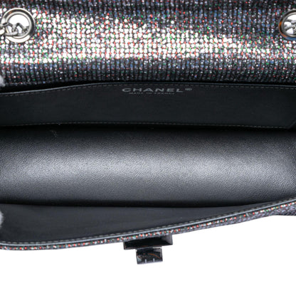 Chanel Quilted Glitter Canvas Reissue 2.55 Flap