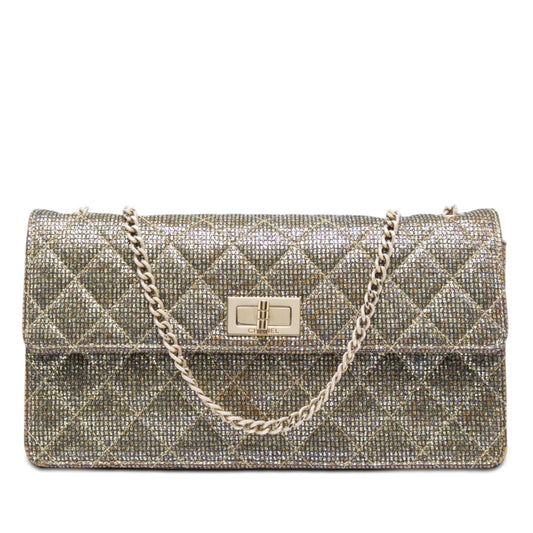 Chanel Quilted Glitter Canvas Reissue 2.55 Flap