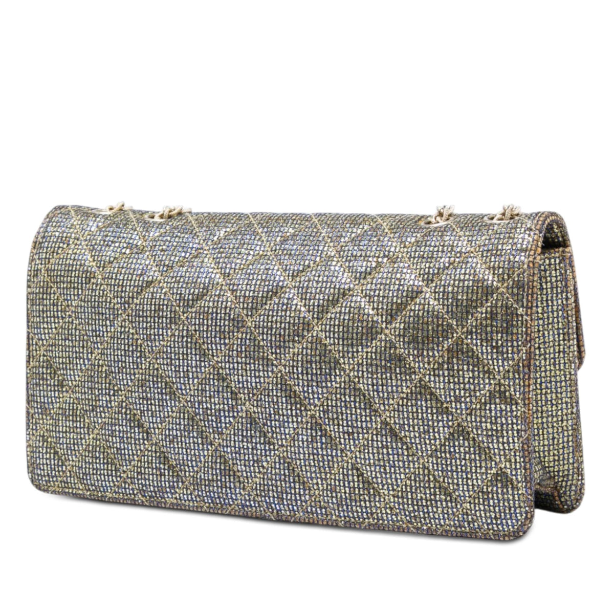 Chanel Quilted Glitter Canvas Reissue 2.55 Flap