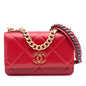Chanel Quilted Goatskin 19 Wallet on Chain