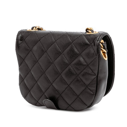 Chanel Quilted Grained Calfskin Casual Trip Messenger