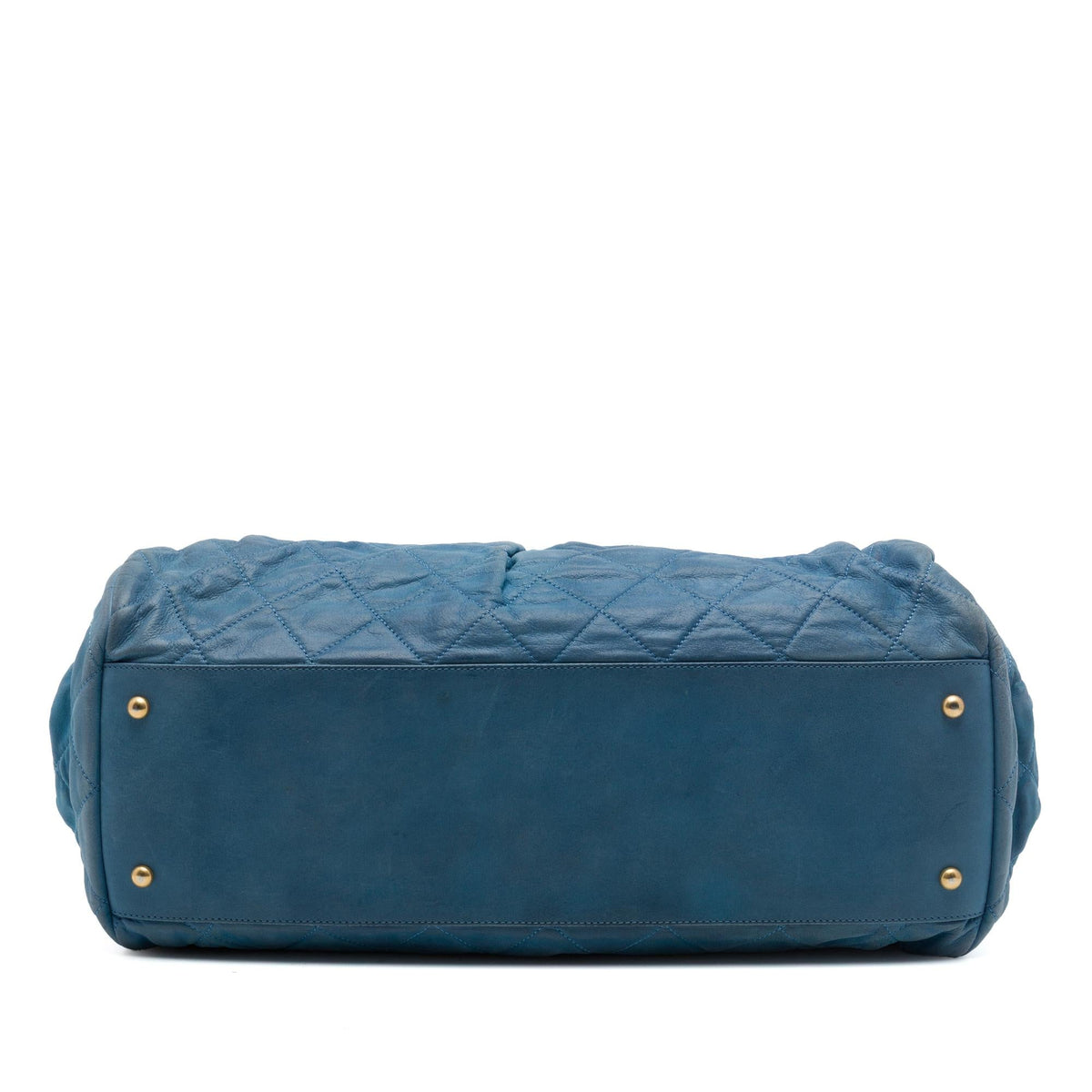 Chanel Quilted Iridescent Calfskin Chic Quilt Bowling Bag