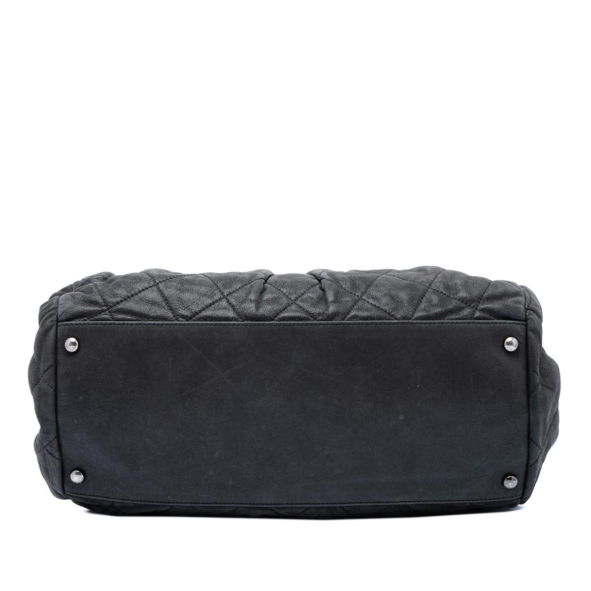 Chanel Quilted Iridescent Calfskin Chic Quilt Bowling Bag