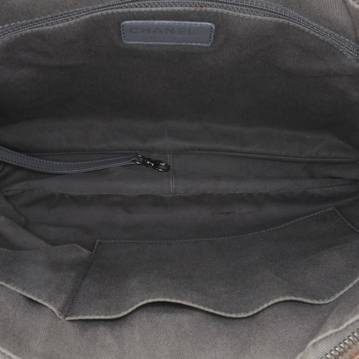 Chanel Quilted Iridescent Calfskin Relax CC Satchel