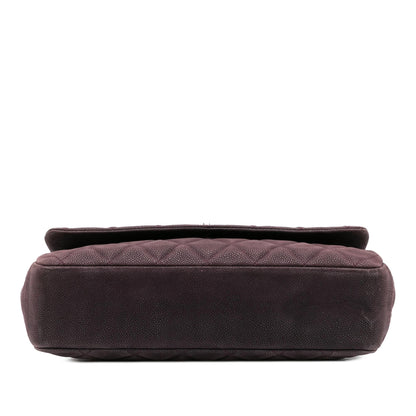 Chanel Quilted Iridescent Caviar Lady Pearly Flap
