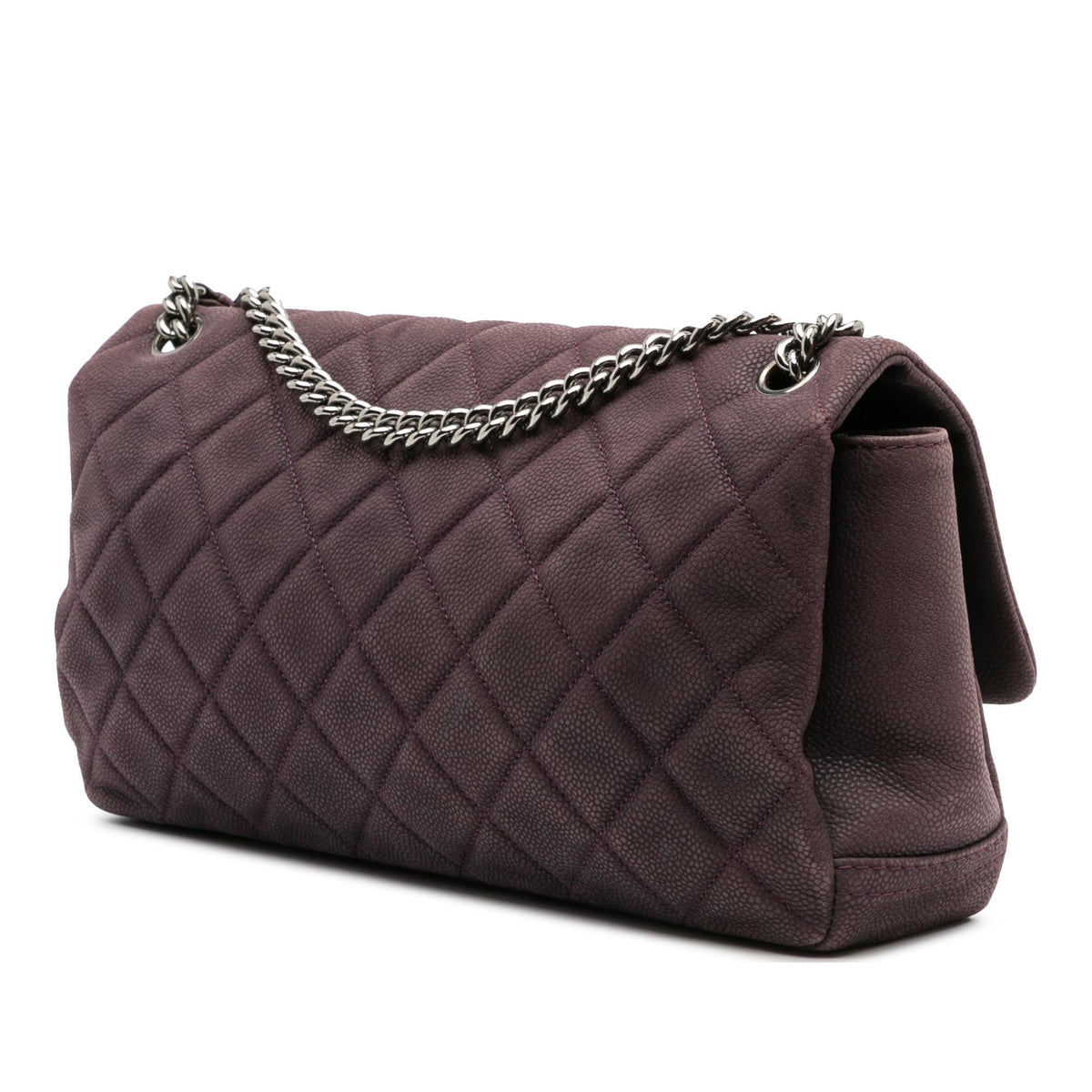 Chanel Quilted Iridescent Caviar Lady Pearly Flap