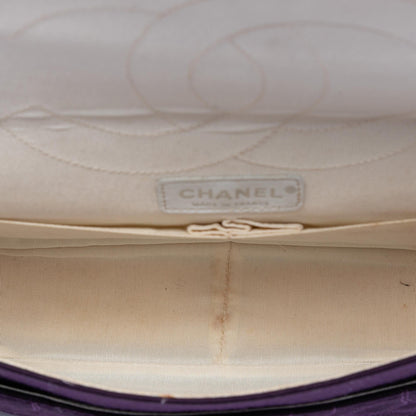 Chanel Quilted Jersey Coco Croc Reissue 2.55 Double Flap 227