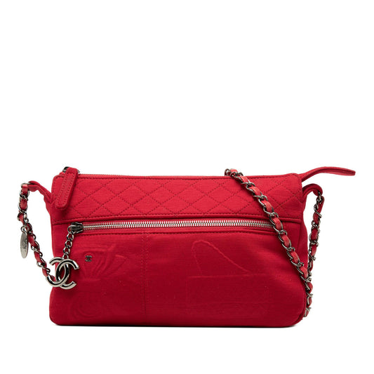 Chanel Quilted Jersey Hawaii Crossbody