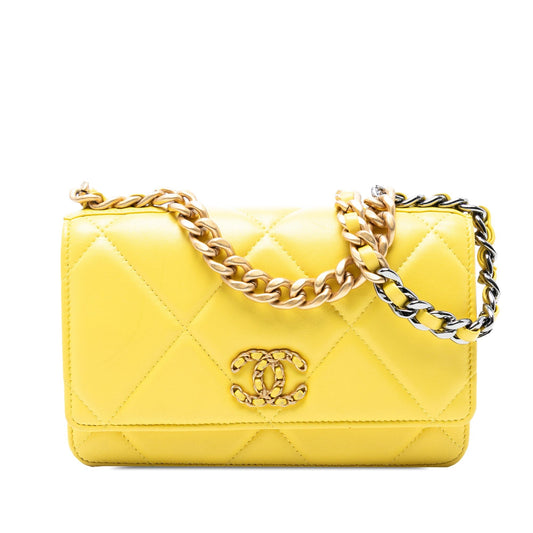 Chanel Quilted Lambskin 19 Wallet on Chain