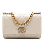 Chanel Quilted Lambskin 19 Wallet on Chain