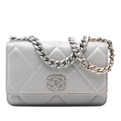 Chanel Quilted Lambskin 19 Wallet on Chain