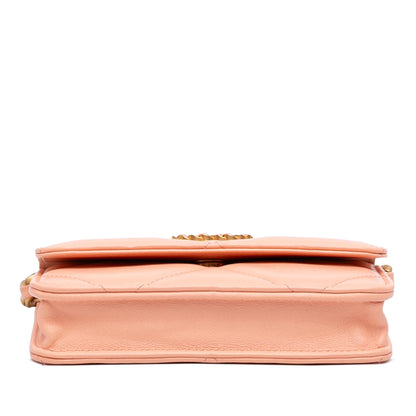 Chanel Quilted Lambskin 19 Wallet on Chain