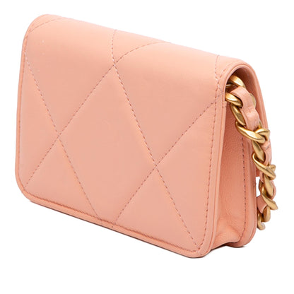 Chanel Quilted Lambskin 19 Wallet on Chain