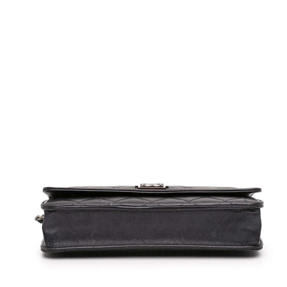Chanel Quilted Lambskin Boy Wallet On Chain