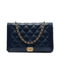 Chanel Quilted Lambskin Boy Wallet On Chain