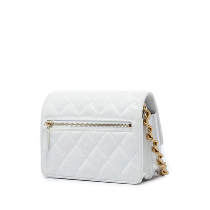 Chanel Quilted Lambskin Candy Chain Clutch with Chain