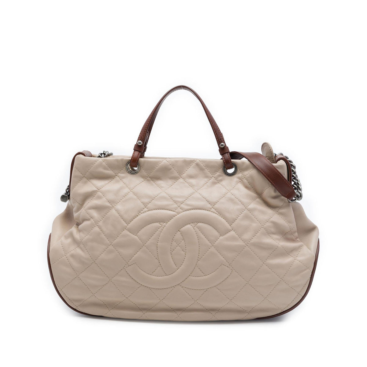 Chanel Quilted Lambskin Country Chic Satchel