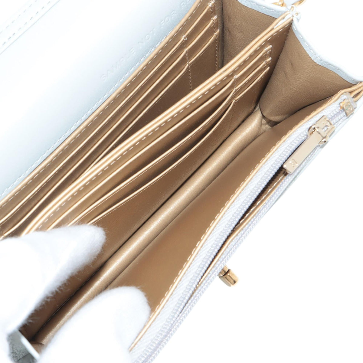 Chanel Quilted Lambskin Crystal Clutch on Chain