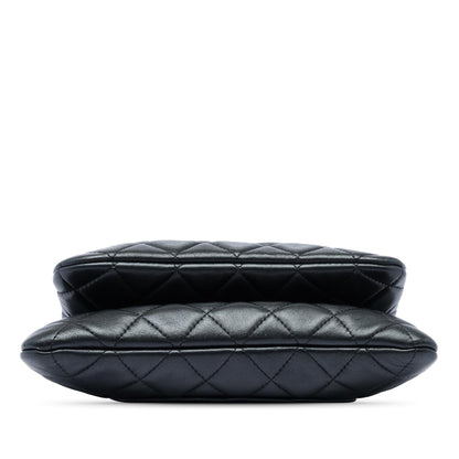 Chanel Quilted Lambskin Double Case with Chain