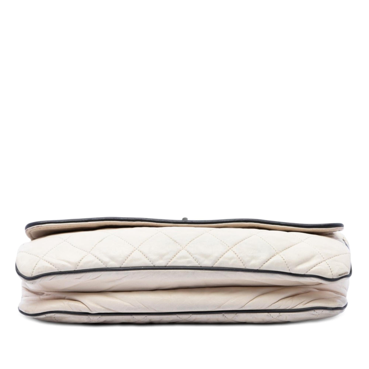 Chanel Quilted Lambskin East West Mademoiselle Flap