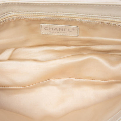 Chanel Quilted Lambskin East West Mademoiselle Flap