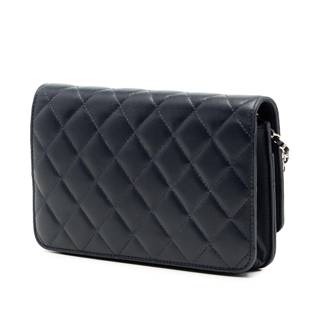 Chanel Quilted Lambskin Golden Class Wallet On Chain