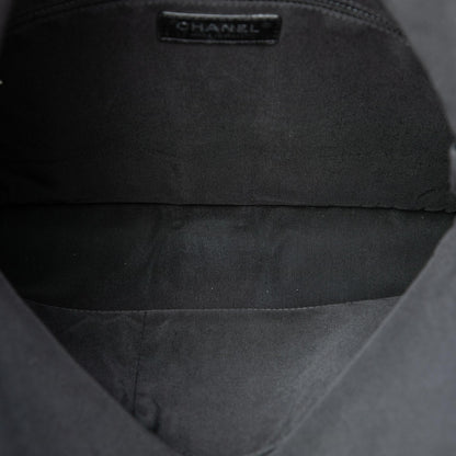 Chanel Quilted Lambskin Grip Clutch
