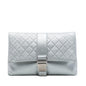Chanel Quilted Lambskin Grip Clutch