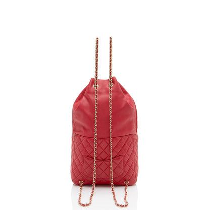 Chanel Quilted Lambskin In Seoul Large Backpack
