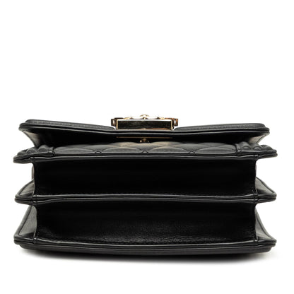 Chanel Quilted Lambskin North South Boy Flap